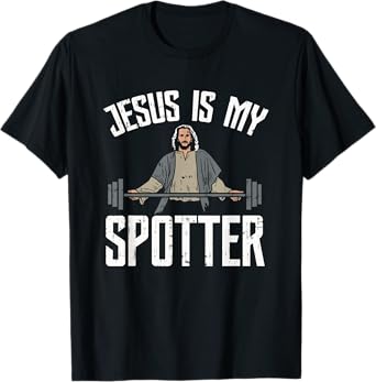 Jesus Shirts I Jesus Is My Spotter T-Shirt