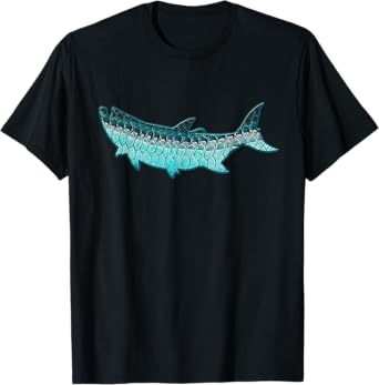 Tarpon Flank T-Shirt Derek DeYoung Novelty Fishing Gift T-Shirt