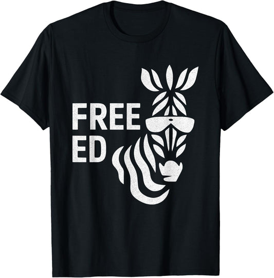 Vintage Free Ed Never Forget Ed the Zebra Captured T-Shirt