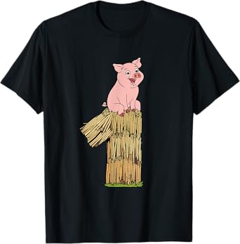 Three Little Pigs Pig 1 Halloween Costume Kids Adults T-Shirt