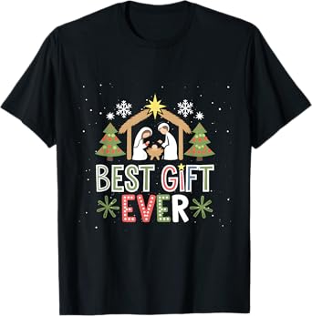 Nativity Christmas Jesus Christian Gifts T-Shirt