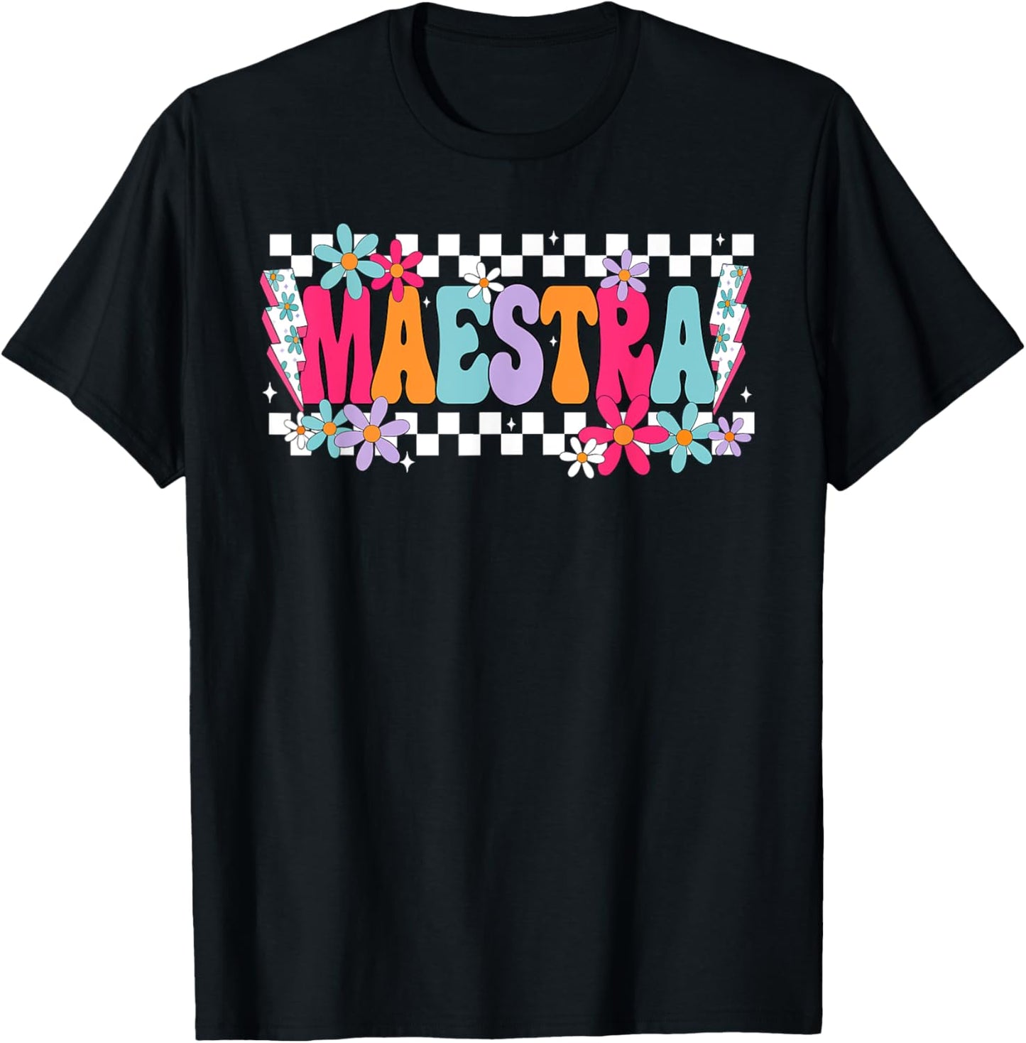 Maestra Teacher Spanish Back To School First Day Of School T-shirt by TeeBrew