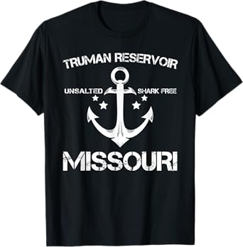 TRUMAN RESERVOIR MISSOURI Funny Fishing Camping Summer Gift T-Shirt