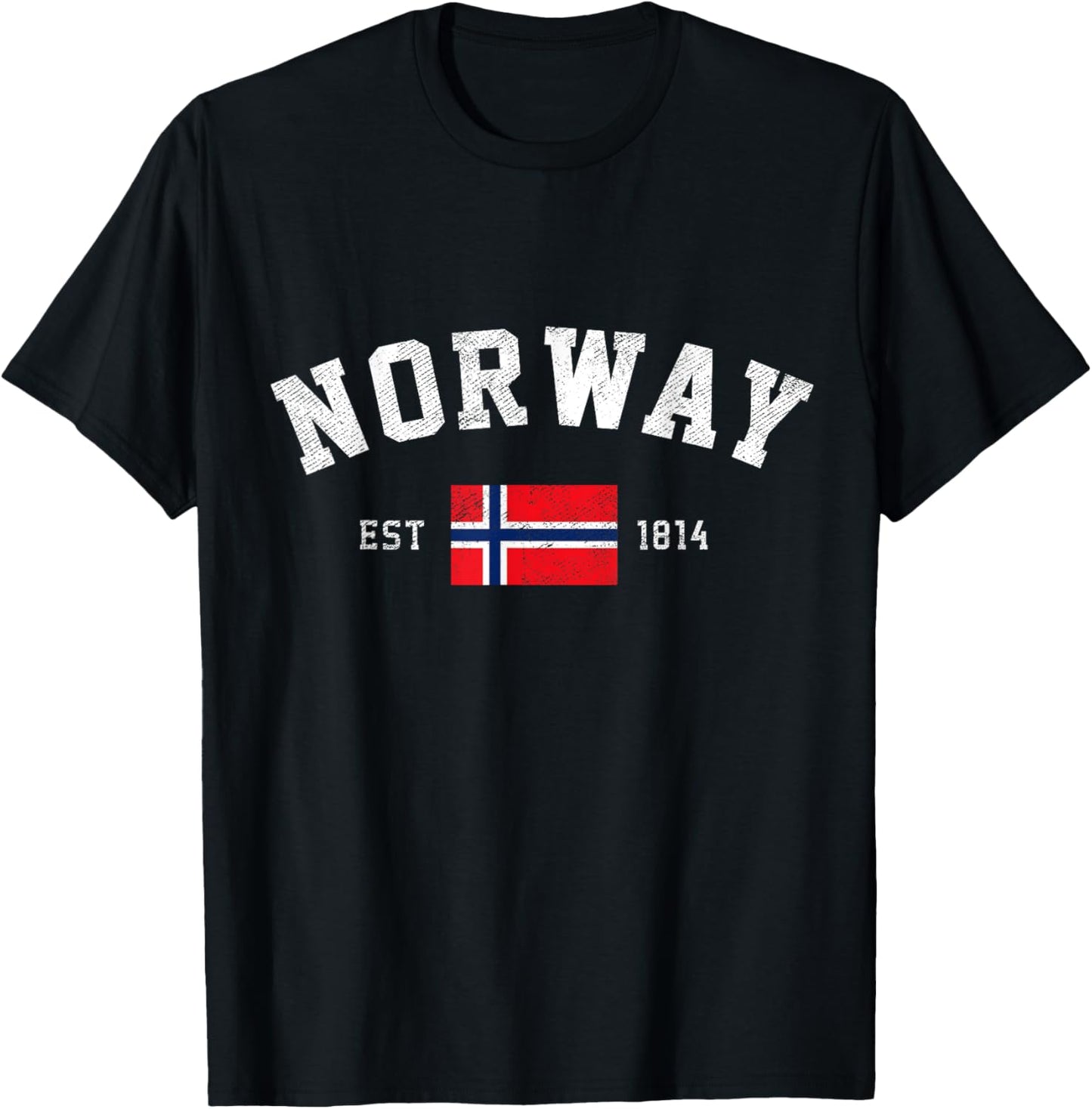 Norway Est. 1814 Norwegian Flag Independence Day T-Shirt