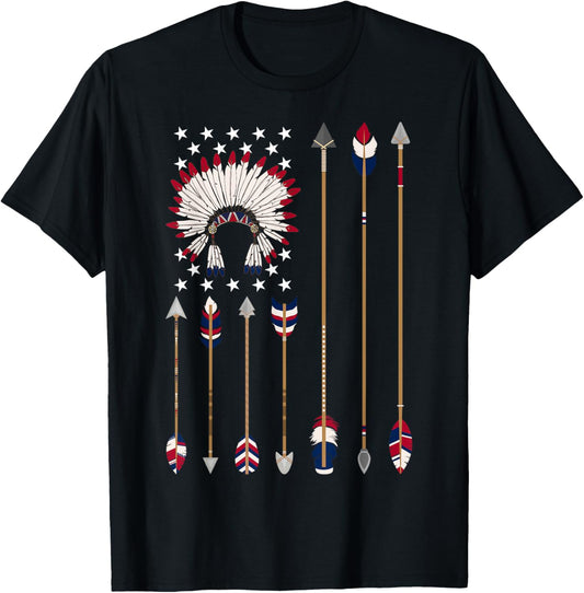 Native American Indian 4th Of July Indigenous Americans T-shirt