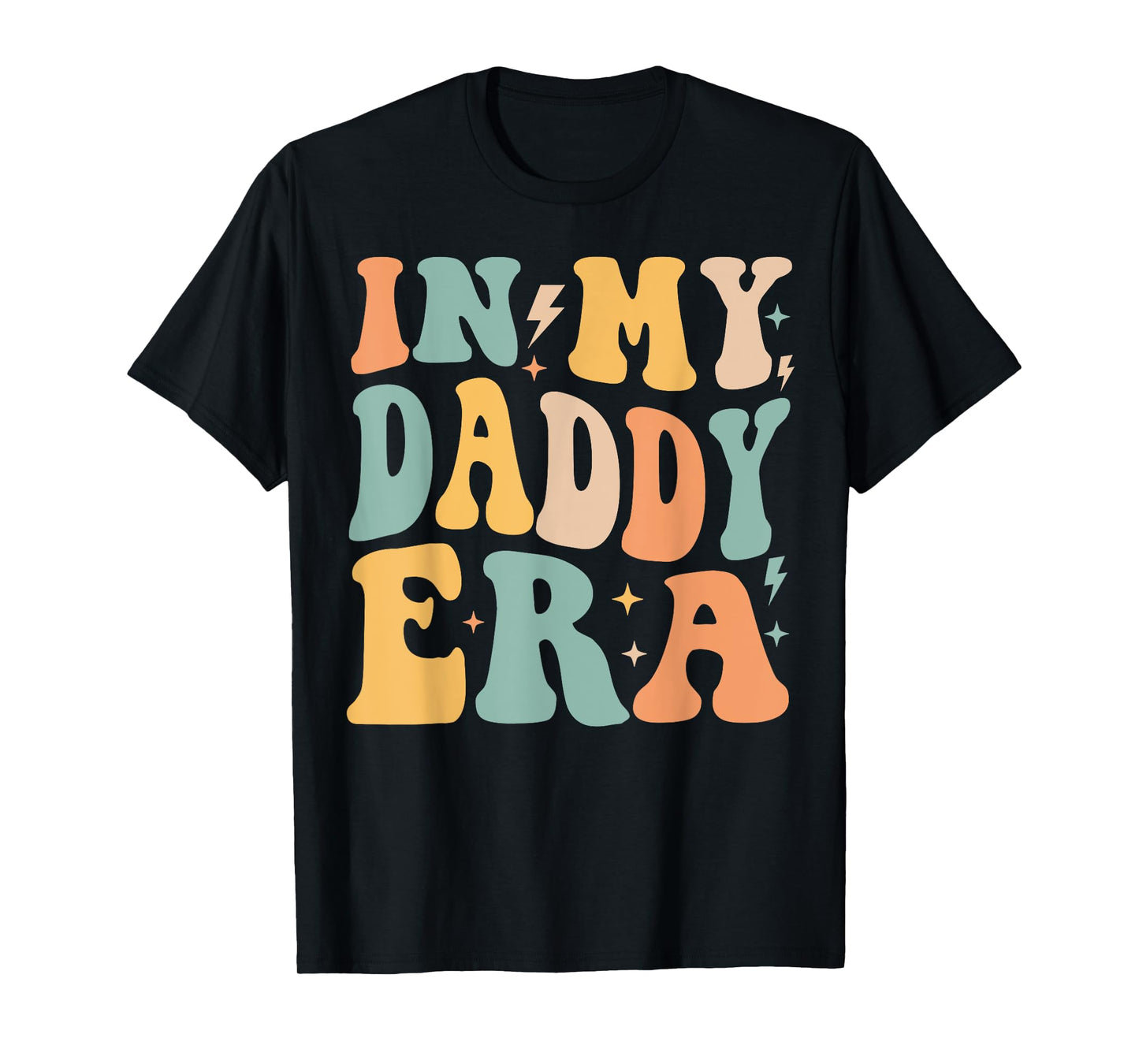 Retro Groovy In My Daddy Era Father's Day T-Shirt