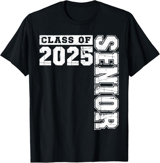 Class of 2025 Senior High School Graduate College Graduation T-Shirt