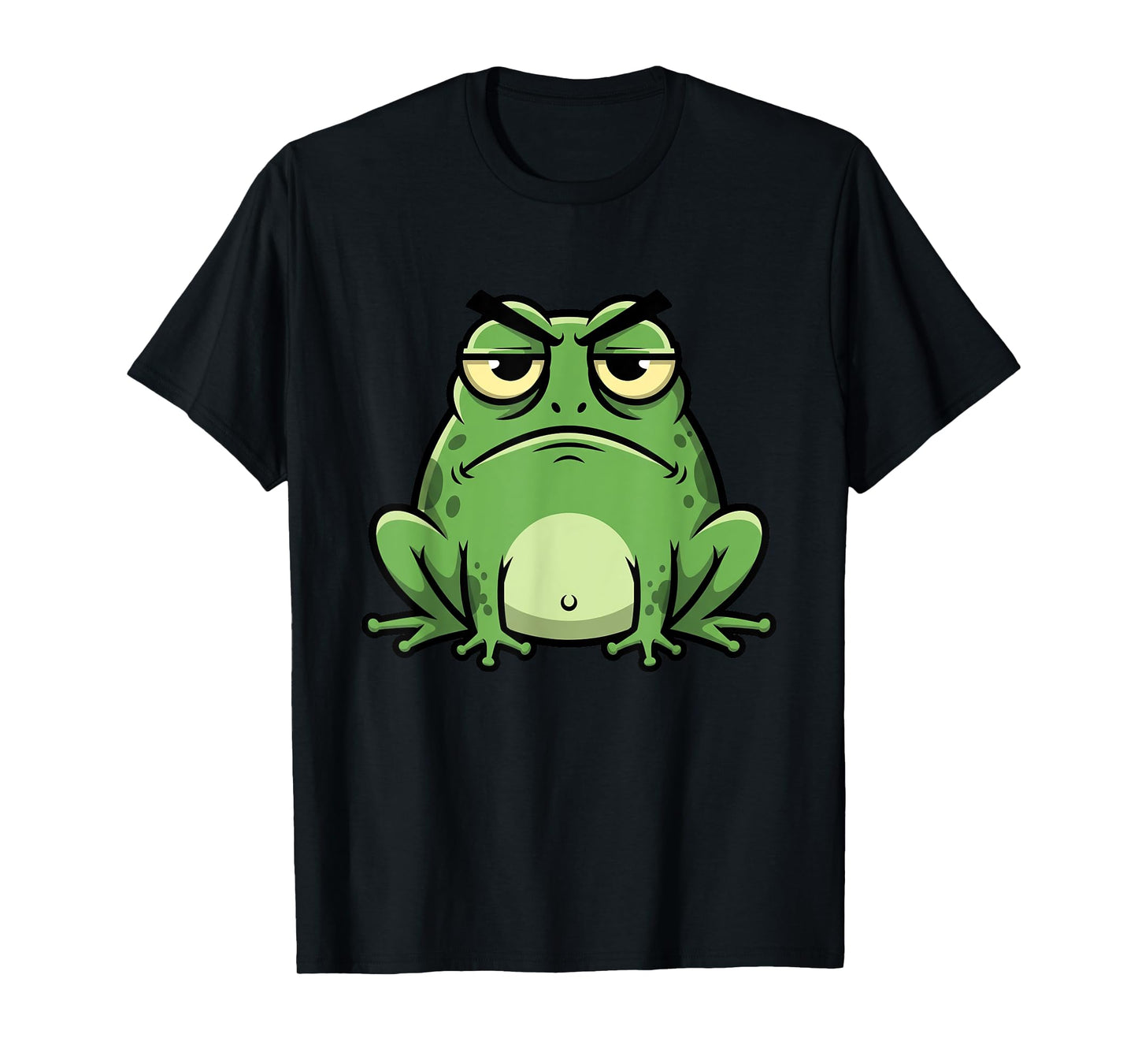 Funny Grumpy Frog Toad Animal Design Gift for Men Women Kids T-Shirt