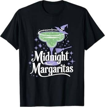 Midnight Margaritas Practical Magic Halloween Cocktails T-Shirt