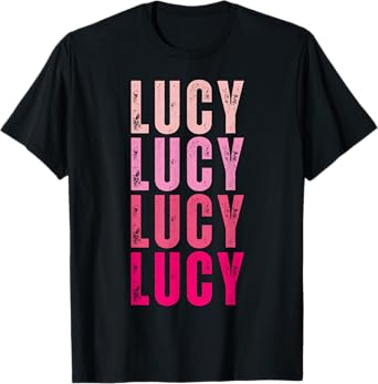 Lucy Personalized Name Lucy Vintage T-Shirt