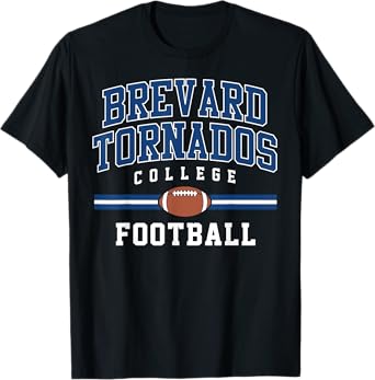 Brevard Tornados College Football Arch Vintage Design T-Shirt