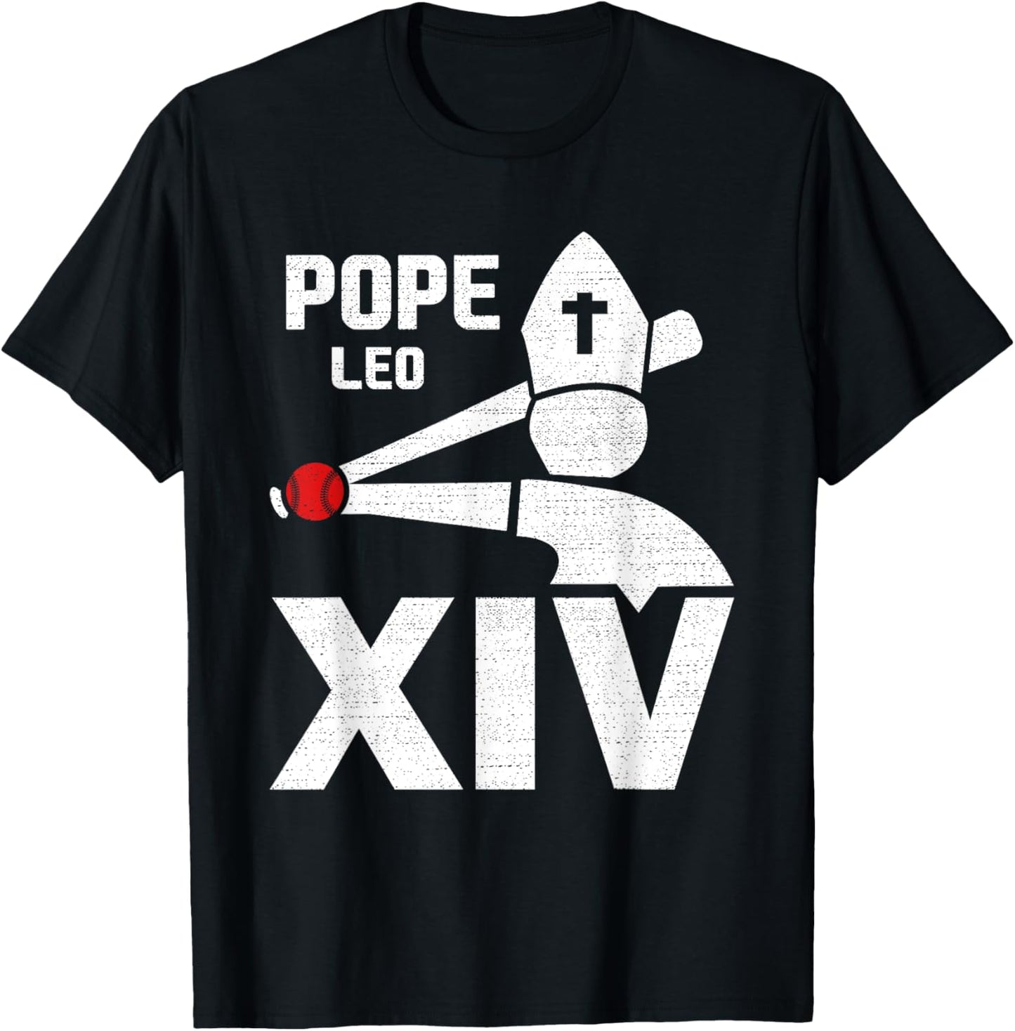 Da Pope Leo XIV Baseball T-Shirt
