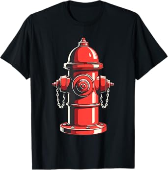 Fire Hydrant Shirt Kids Adult Men Women Fire Hydrant Costume T-Shirt