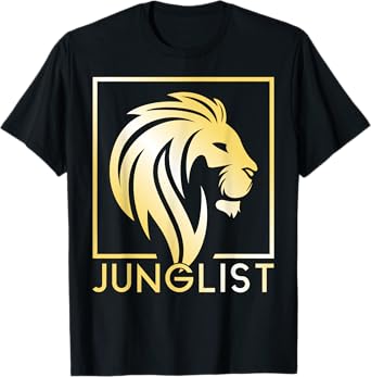 Junglist Lion, Drum N Bass, Dnb Rave Edm King of the Jungle T-Shirt