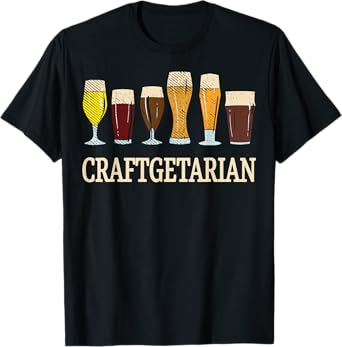Craftgetarian Funny Craft Beer T-Shirt
