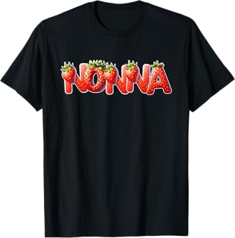Strawberry Nonna Birthday Party T-Shirt
