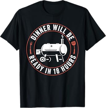 Bbq Dad Funny Smoking Meat Smoker Barbecue Dad Apparel T-Shirt