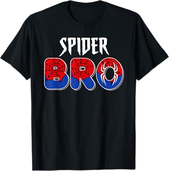 Funny Spider Bro For Birthday Matching Family T-Shirt
