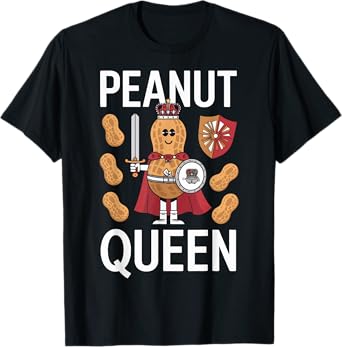 Peanut Queen Funny Nut Lover T-Shirt
