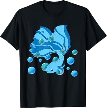 Freshwater Aquarium Siamese Fighting Fish Lover Betta Fish T-Shirt
