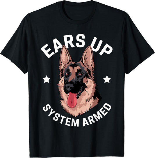 German Shepherd Art For Men Women Dog Owner German Shepherd T-Shirt