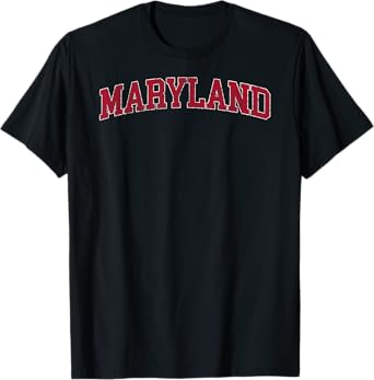 Maryland Lacrosse Lover Tee Maryland Family Vacation Camping T-Shirt