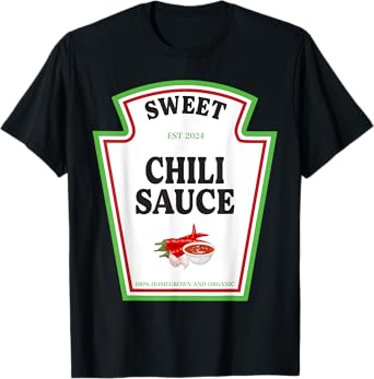 Sweet Chili Sauce Condiment Spice Costume Party Matching T-Shirt
