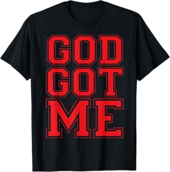 Christian T Shirts God Got Me (Red) T-Shirt
