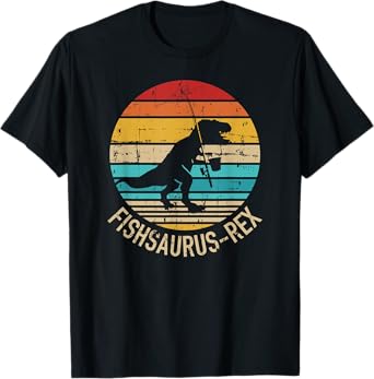 Fishing Fishsaurus-Rex T-Shirt