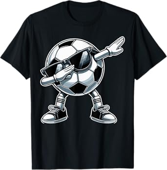 Soccer Ball Dabbing Funny Sports Player Soccer T-Shirt