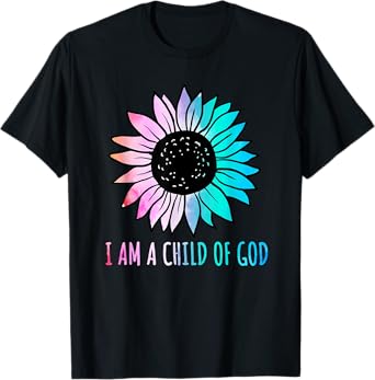 Cute Christian Salvation Quote Gift I Am a Child of God T-Shirt