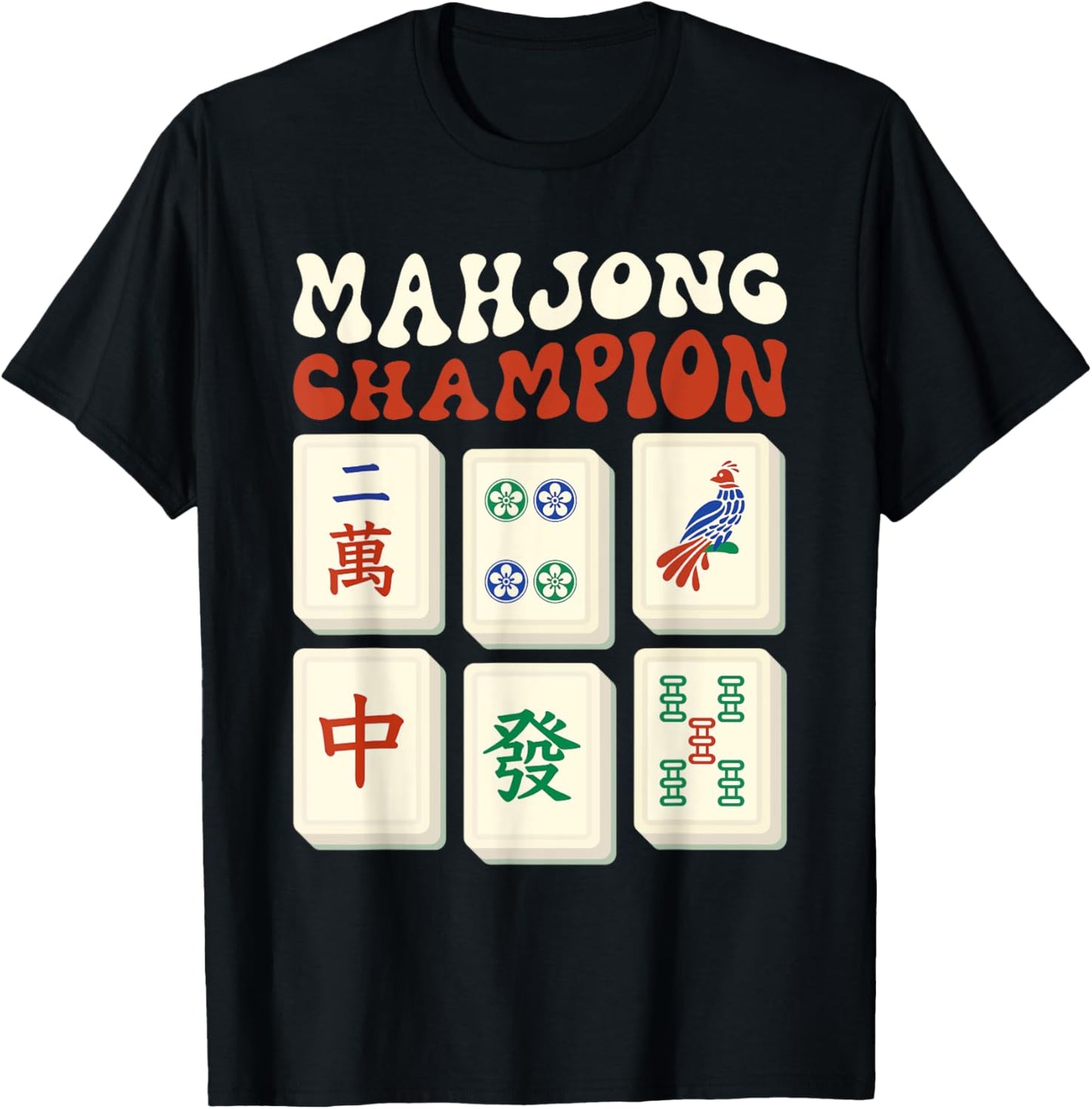 Kong Mahjong Kit Mah Jongg Player Equipment Game Night T-Shirt