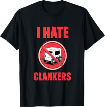 I Hate Clankers Galactic Droid Wars Quote T-Shirt