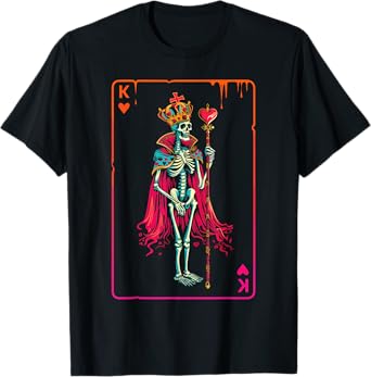 King of Hearts Halloween Costume Valentines Poker Couple Set T-Shirt