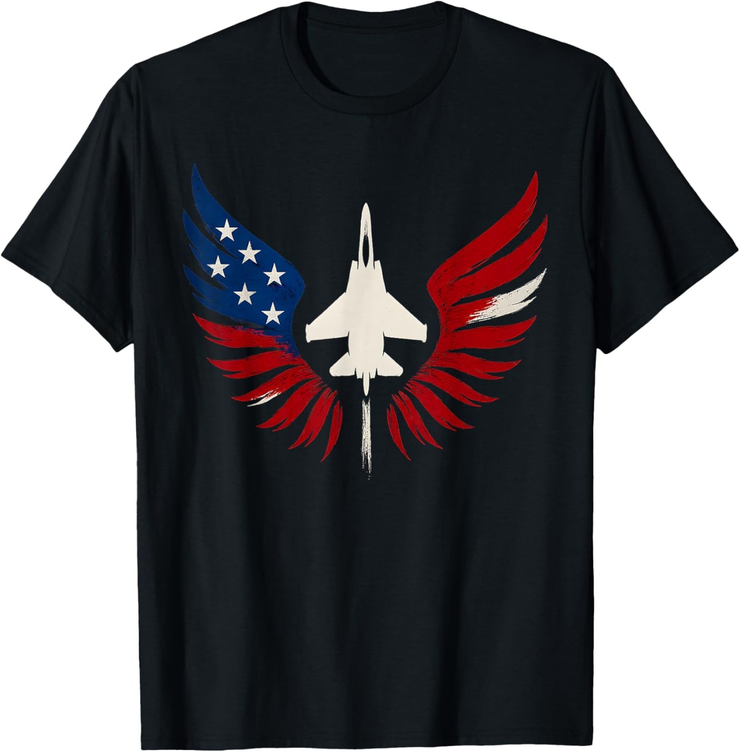 Patriotic Usa Flag Fighter Jets 4th Of July Eagle Boys Men T-shirt