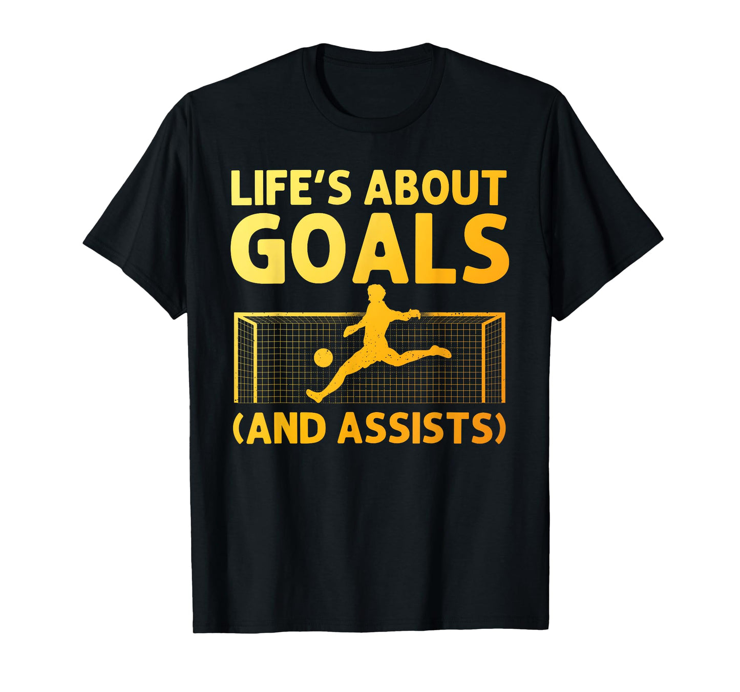 Funny Soccer Art for Boys Girls Men Women Gag Soccer Player T-Shirt