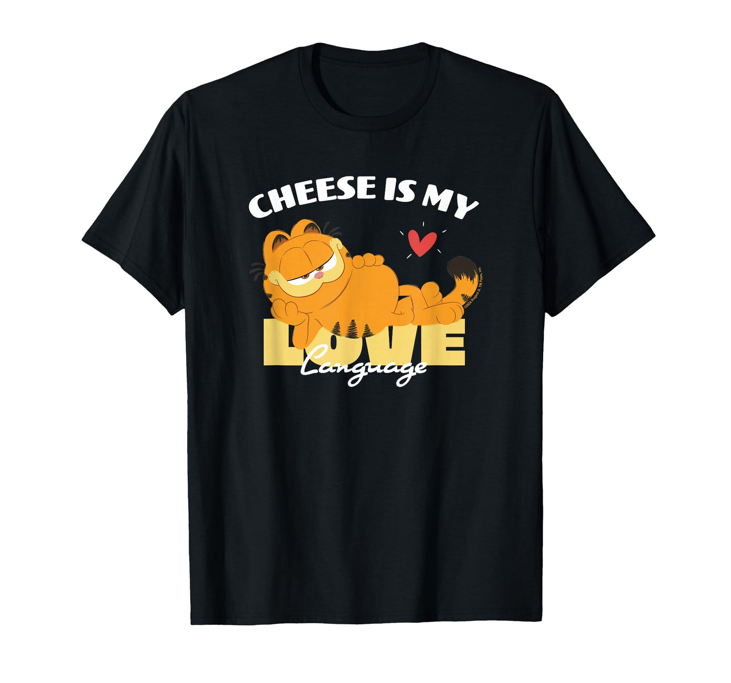 Garfield Cheese is My Love Language T-Shirt