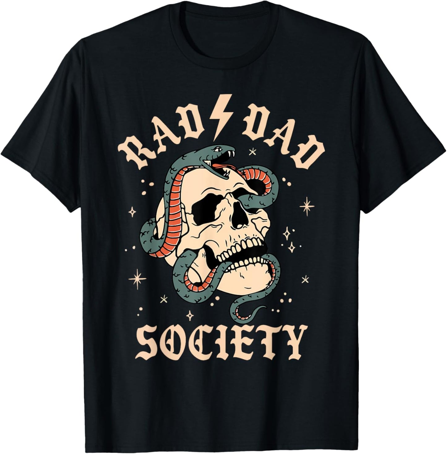 Dad Rad Society Father's Day Cool Dads Club New Dad Daddy T-Shirt