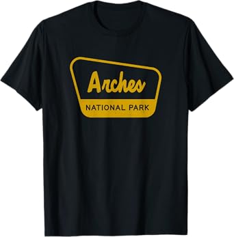 Arches National Park Vintage Inspired Sign Graphic T-Shirt