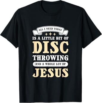 Jesus And Discus Throwing. Discus Thrower T-Shirt