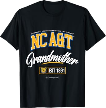 North Carolina A&T State University - NCAT HBCU Grandmother T-Shirt for Men Women Kids