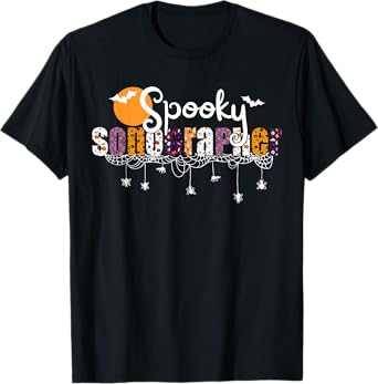 Retro Spooky Sonographer Halloween Ultrasound Technologist T-Shirt