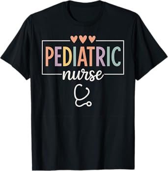 Cute Pediatric Nurse Practitioner Funny Pediatric Nursing T-Shirt