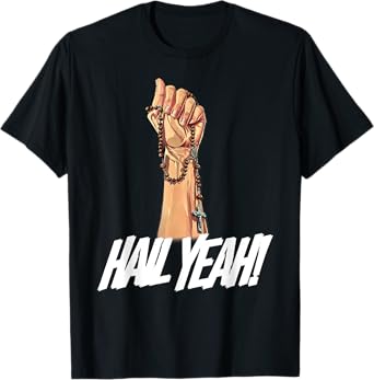 Pray The Rosary Blessed Mother Catholic T-Shirt