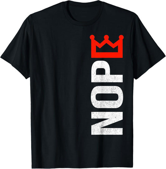 No Kings Protest Sign Vertical June 14th American Flag Usa T-shirt