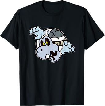 Super Mario Bros 3 Dry Bones Spooky Skeleton Front & Back T-Shirt