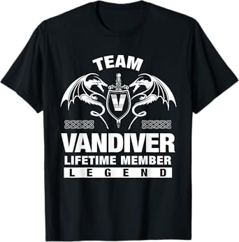 Team VANDIVER - Lifetime Member Gifts T-Shirt