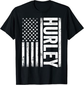 Hurley KY Vintage Us American Flag Retro for Men Women T-Shirt