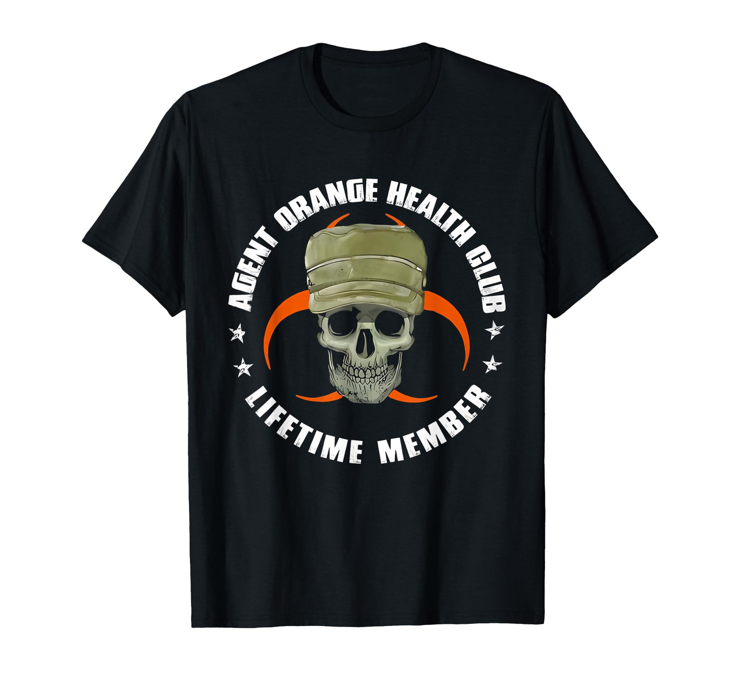 Orange Agent Health Club Lifetime Member Vietnam Veterans T-Shirt