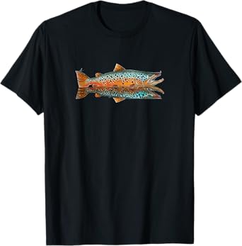 brown trout fly fishing T-Shirt